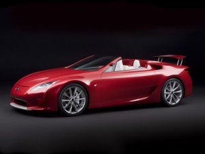Lexus LF-A Roadster Concept Car Poster Print on 10 mil Archival Satin Paper 16" x 12"
