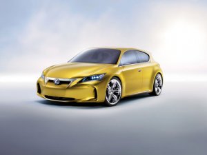 Lexus LF-Ch Compact Hybrid Concept Car Poster Print on 10 mil Archival Satin Paper 16" x 12"