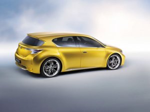 Lexus LF-Ch Compact Hybrid Concept Car Poster Print on 10 mil Archival Satin Paper 20" x 15"