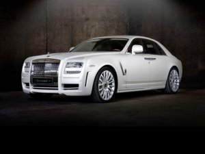 Mansory Rolls-Royce White Ghost Limited Car Poster Print on 10 mil Archival Satin Paper 16" x 12"