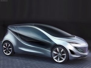Mazda Kiyora Concept Car Poster Print on 10 mil Archival Satin Paper 16" x 12"