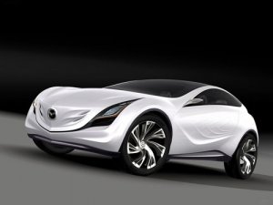 Mazda Kazamai Concept Car Poster Print on 10 mil Archival Satin Paper 16" x 12"