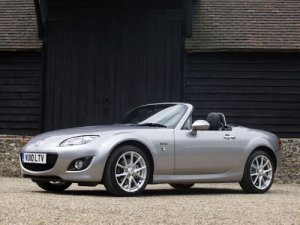 Mazda MX5 Miyako Roadster Coupe 2011 Car Poster Print on 10 mil Archival Satin Paper 16" x 12"