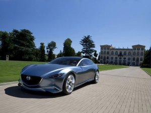 Mazda Shinari Concept Car Poster Print on 10 mil Archival Satin Paper 16" x 12"