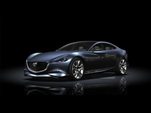 Mazda Shinari Concept Car Poster Print on 10 mil Archival Satin Paper 20" x 15"