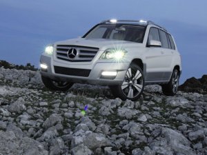 Mercedes-Benz GLK Freeside Concept Car Poster Print on 10 mil Archival Satin Paper 16" x 12"