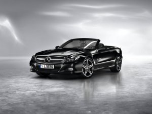 Mercedes-Benz SL Night Edition 2010 Car Poster Print on 10 mil Archival Satin Paper 16" x 12"