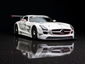 Mercedes-Benz SLS AMG GT3 Car Poster Print on 10 mil Archival Satin Paper 16" x 12"