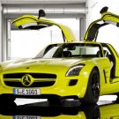 Mercedes-Benz SLS AMG E-Cell Concept Car Poster Print on 10 mil Archival Satin Paper 16" x 12"