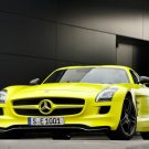 Mercedes-Benz SLS AMG E-Cell Concept Car Poster Print on 10 mil Archival Satin Paper 16" x 12"