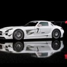 Mercedes-Benz SLS AMG GT3 Car Poster Print on 10 mil Archival Satin Paper 20" x 15"
