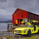 Mercedes-Benz SLS AMG E-Cell Concept Car Poster Print on 10 mil Archival Satin Paper 20" x 15'