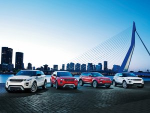 Land Rover Range Rover Evoque 5-Door Lineup Car Poster Print on 10 mil Archival Satin Paper 16"x12"