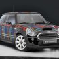 Mini Cooper Wears Bisazza Tartan Concept Car Poster Print on 10 mil Archival Satin Paper 16" x 12"