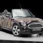 Mini Cooper Wears Bisazza Zebra Concept Car Poster Print on 10 mil Archival Satin Paper 20" x 15"