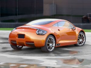 Mitsubishi Eclipse Concept E Car Poster Print on 10 mil Archival Satin Paper 16" x 12"
