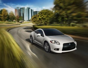 Mitsubishi Eclipse 2011 Car Poster Print on 10 mil Archival Satin Paper 16" x 12"