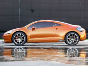 Mitsubishi Eclipse Concept E Car Poster Print on 10 mil Archival Satin Paper 16" x 12"