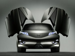 Nissan Mixim Concept Car Poster Print on 10 mil Archival Satin Paper 16" x 12"