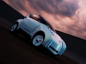 Nissan Land Glider Concept Car Poster Print on 10 mil Archival Satin Paper 16" x 12"