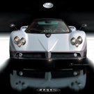 Pagani Zonda F Car Poster Print on 10 mil Archival Satin Paper 16" x 12"