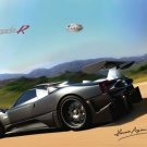 Pagani Zonda R 2009 Car Poster Print on 10 mil Archival Satin Paper 16" x 12"