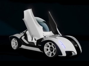 Paulin VR Concept Car Poster Print on 10 mil Archival Satin Paper 20" x 15"