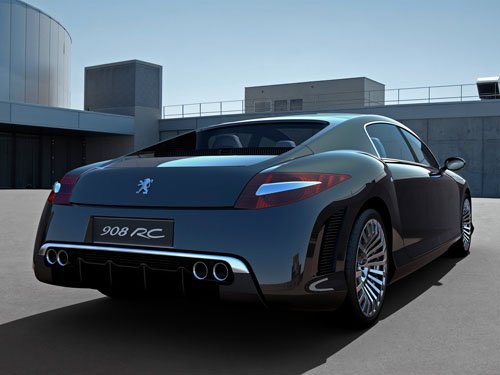 Peugeot 908 RC Concept Car Poster Print on 10 mil Archival Satin Paper 16" x 12"