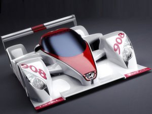 Peugeot 908 V12 HDi DPFS Car Poster Print on 10 mil Archival Satin Paper 16" x 12"