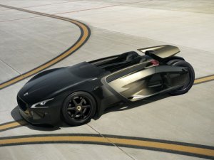 Peugeot EX1 Concept Car Poster Print on 10 mil Archival Satin Paper 16" x 12"