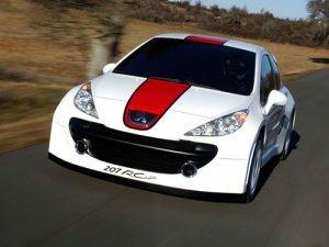 Peugeot 207 R Cup Concept Car Poster Print on 10 mil Archival Satin Paper 20" x 15"