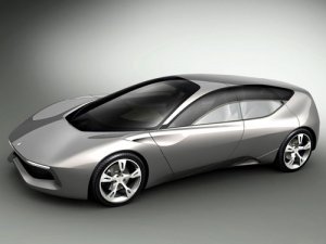 Pininfarina Sintesi Concept Car Poster Print on 10 mil Archival Satin Paper 16" x 12"