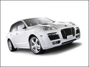 Porsche TechArt Cayenne Magnum Car Poster Print on 10 mil Archival Satin Paper 16" x 12"