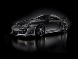 Porsche 911 TechArt GT Street R Concept Car Poster Print on 10 mil Archival Satin Paper 16" x 12"