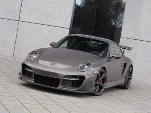 Porsche 911 TechArt GT Street R Concept Car Poster Print on 10 mil Archival Satin Paper 16" x 12"