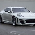 Porsche Panamera FAB Design 2010 Car Poster Print on 10 mil Archival Satin Paper 16" x 12"