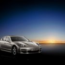 Porsche Panamera Turbo Car Poster Print on 10 mil Archival Satin Paper 16" x 12"