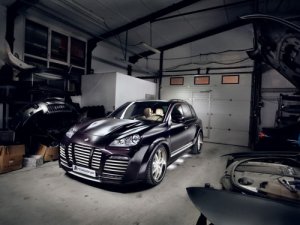 Porsche Cayenne Maff Muron Concept Car Poster Print on 10 mil Archival Satin Paper 20" x 15"