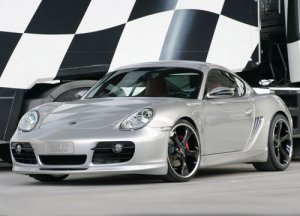 Porsche TechArt Cayman Car Poster Print on 10 mil Archival Satin Paper 20" x 15"
