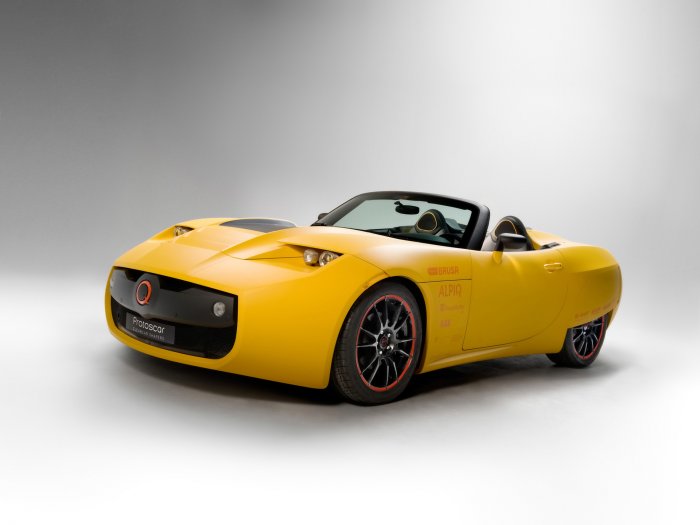 Protoscar LAMPO 2 Concept Car Poster Print on 10 mil Archival Satin Paper 16" x 12"
