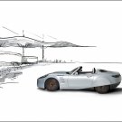 Protoscar LAMPO Sports Car Poster Print on 10 mil Archival Satin Paper 20' x 15"