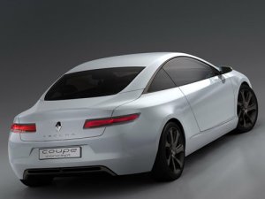 Renault Laguna Coupe Concept Car Poster Print on 10 mil Archival Satin Paper 16" x 12"