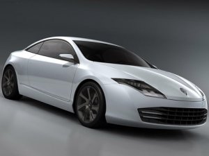 Renault Laguna Coupe Concept Car Poster Print on 10 mil Archival Satin Paper 16" x 12"