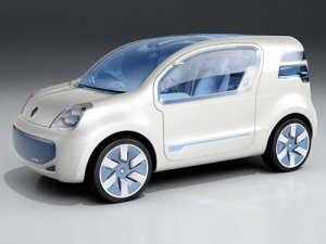 Renault Kangoo ZE Concept Car Poster Print on 10 mil Archival Satin Paper 16" x 12"