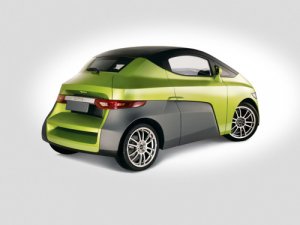 Reva NGX Concept Car Poster Print on 10 mil Archival Satin Paper 20" x 15"