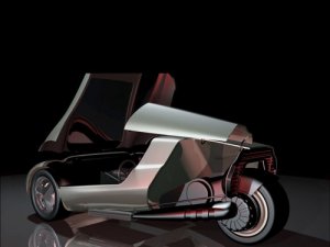 Riley Enterprises XR3 Concept Car Poster Print on 10 mil Archival Satin Paper 20" x 15"