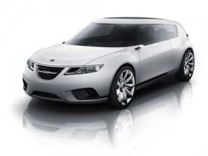 Saab 9-X BioHybrid Concept Car Poster Print on 10 mil Archival Satin Paper 16" x 12"