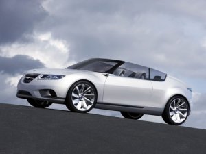 Saab 9-X Air Concept Top Down Car Poster Print on 10 mil Archival Satin Paper  20" x 15"
