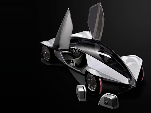 Cadillac Aera Concept Car Poster Print on 10 mil Archival Satin Paper 16" x 12"