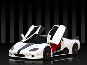SCC Ultimate Aero Concept Car Poster Print on 10 mil Archival Satin Paper 20" x 15"